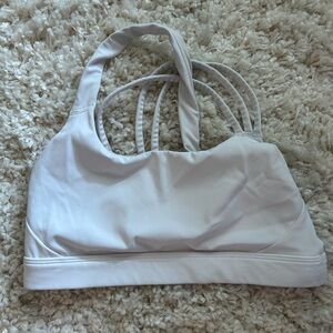 Athleta Train Free Sports Bra | White | M (A-C Cup)